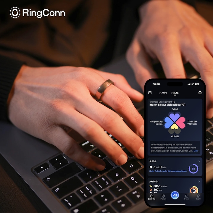 Produktbild RingConn Smart Ring Gen 2 Air (9, Gold)
