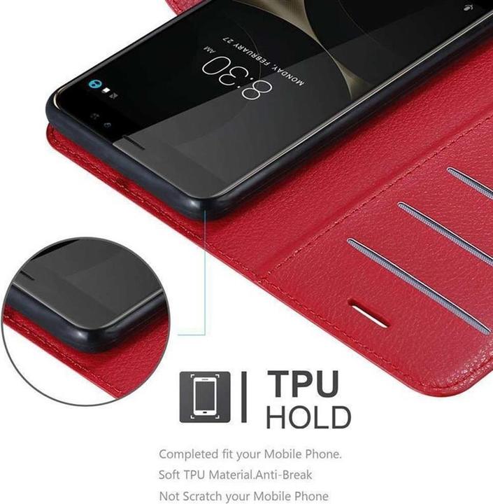 Actual product image Cadorabo Book with stand function cover (ZTE Nubia N1 Lite)