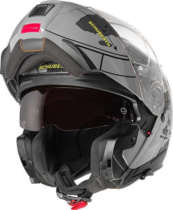 Image du produit Schuberth C5 GLOBE Klapphelm grau glossy 63 (63 cm, XXL)