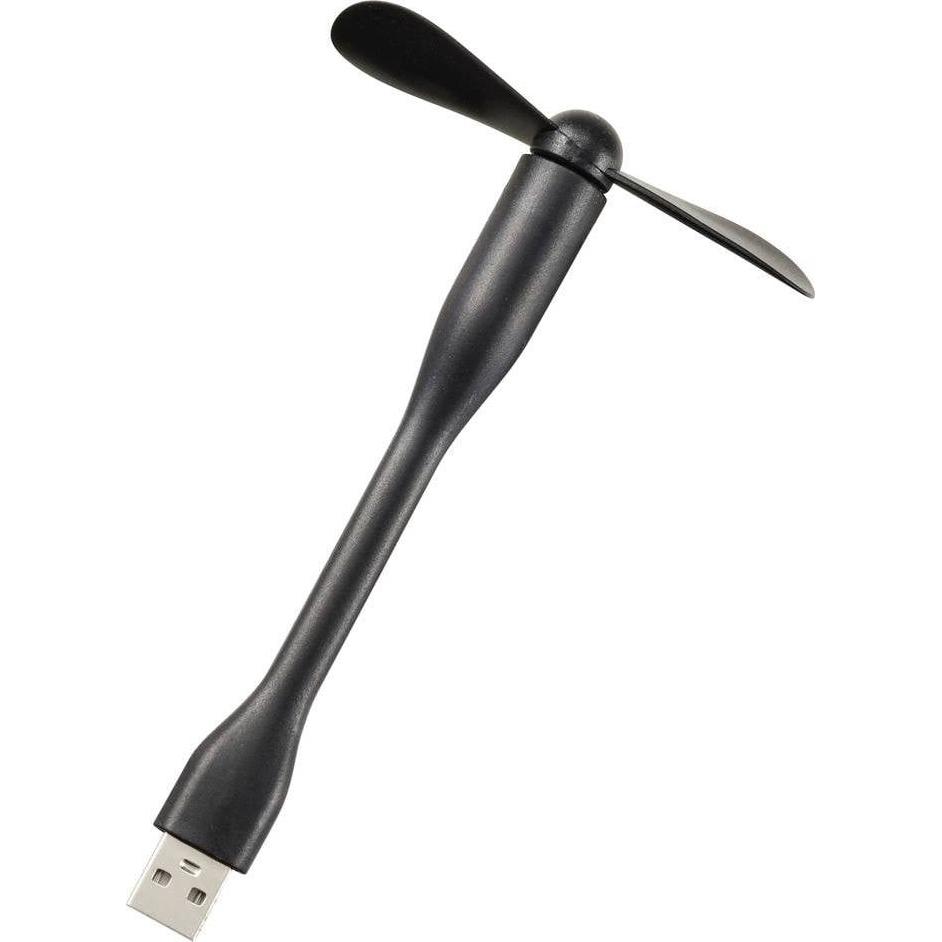 Thumbnail - Renkforce RF-USBF-101-BK USB-Ventilator Schwenkbar (B x H x T) 141 x 85 x 21 m, Ventilator, Schwarz