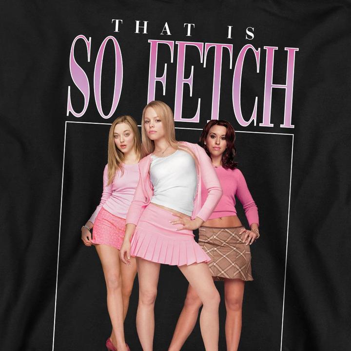 Actual product image Mean Girls Unisex Adult So Fetch 90s Sweatshirt (L)