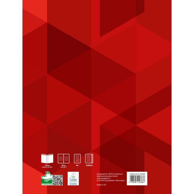 Thumbnail - MICA College, Heft + Block, Schulheft - DIN A4 - Lineatur 26 - kariert mit Rand - 16 Blatt (A4, Kariert)