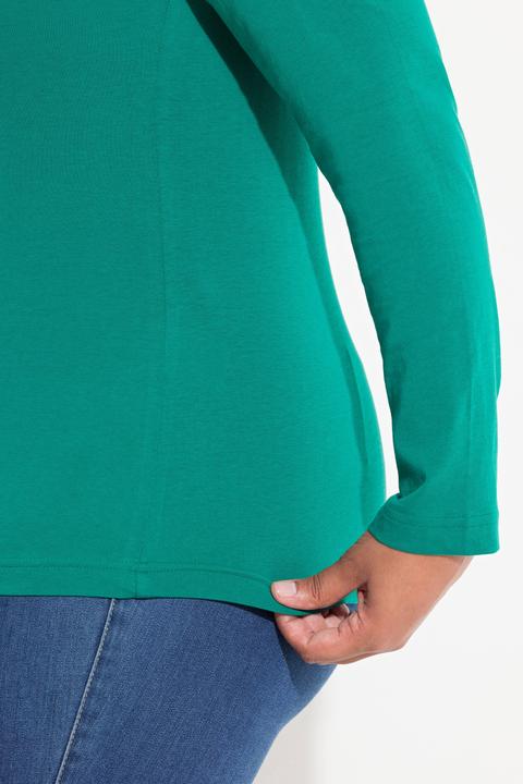 Produktbild Ulla Popken Shirt, Rollkragen, Slim, Langarm (62)