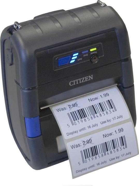 Actual product image Citizen CMP-30IIL 203 x 203 DPI Wired & Wireless Thermal Printing Mobile Printer (WLAN, USB 2.0)