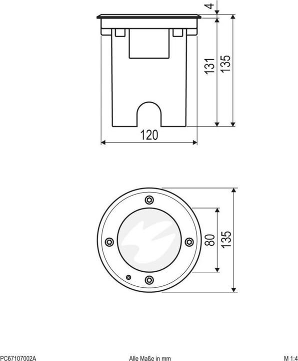 Productafbeelding EVN-Lichttechnik LED vloerinbouwarmatuur (373 lm, IP67)