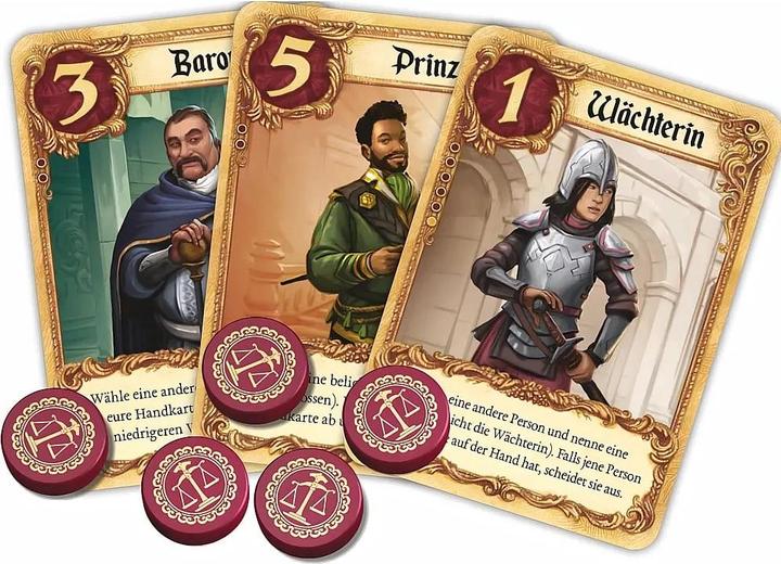 Actual product image Z-Man Games ZMND0032 - Love Letter (German, 2 - 6 Players)