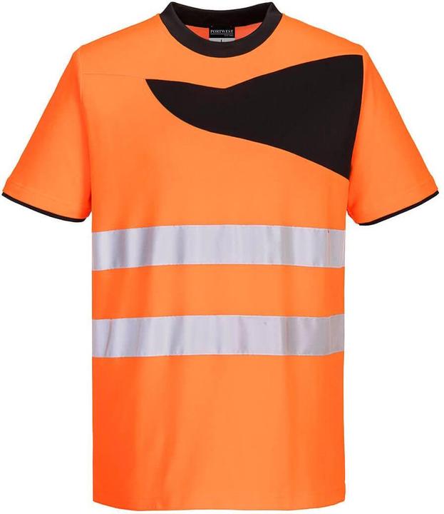 Image du produit Portwest T-shirt PW2 Cotton High-Vis Safety pour homme (S)