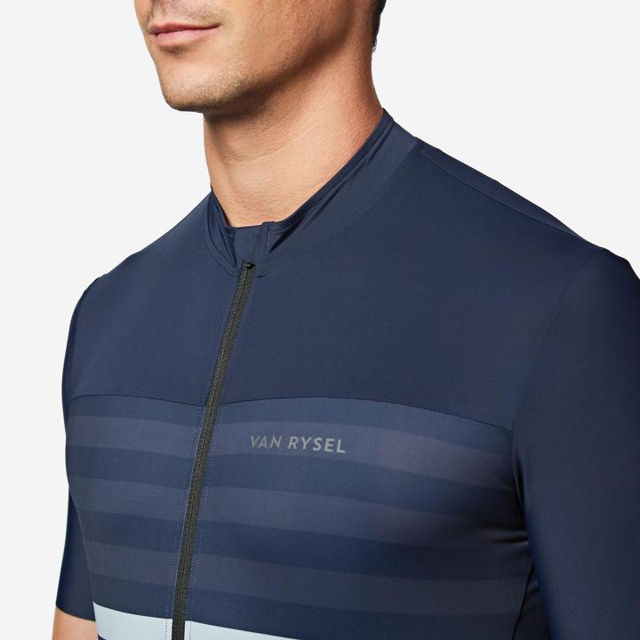 Produktbild Van rysel Rennrad Fahrradtrikot Sommer kurzarm Herren Slimfit Endurance 2 dunkelblau (S)