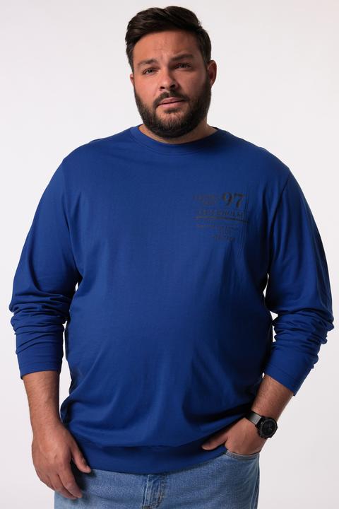 Produktbild Men+ Langarmshirt Bauchfit, Brustprint (7XL)