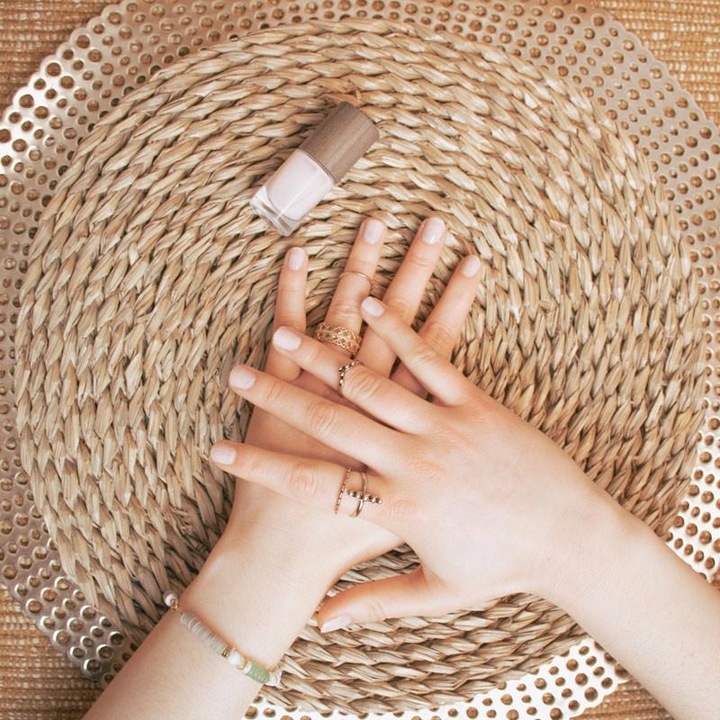 Actual product image Boho nail polish (Rose Blanche, Gel-Effect Nail Polish)