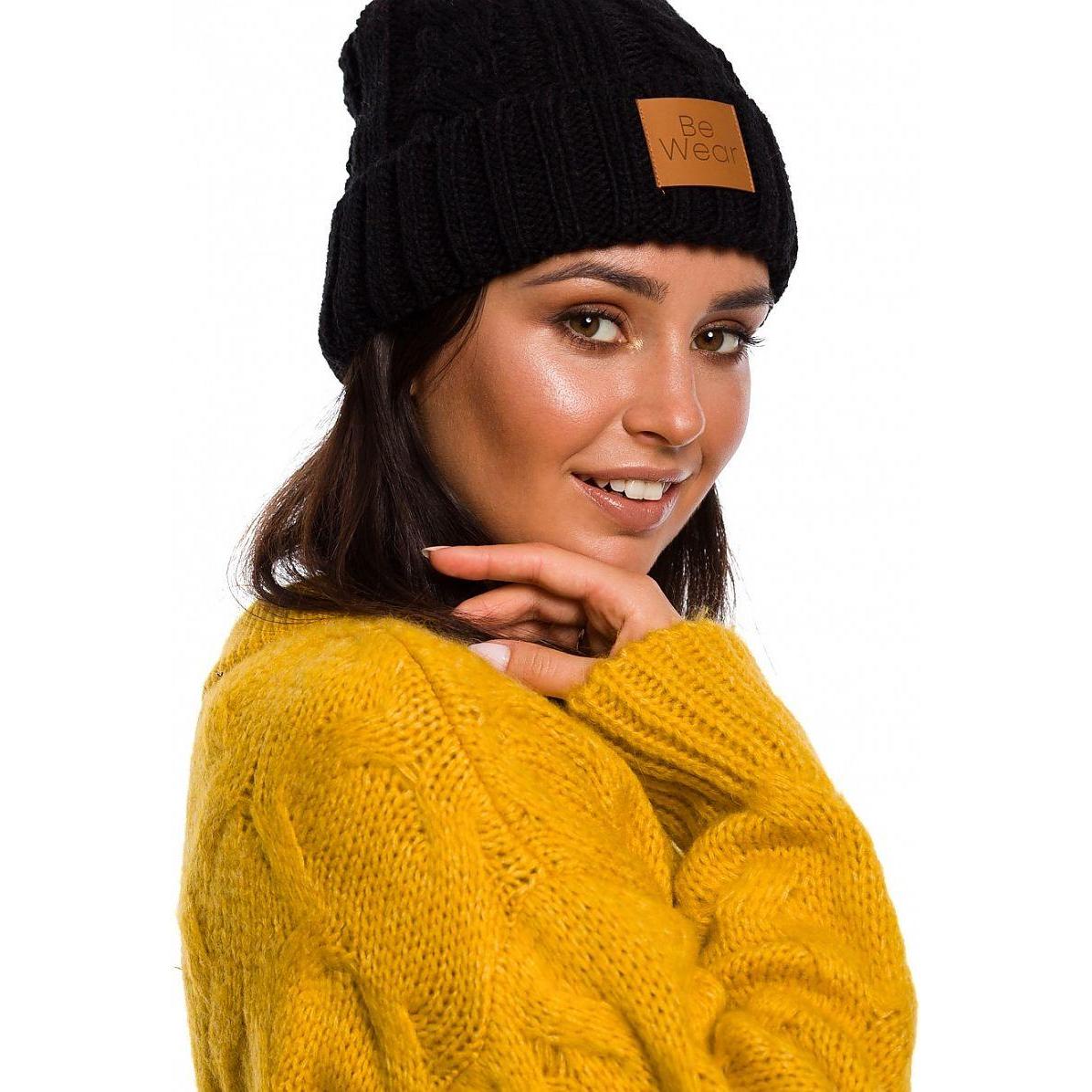 BE Knit, Mütze, Mütze, Schwarz