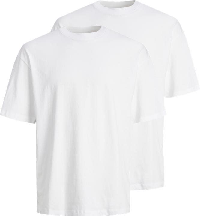 Produktbild Jack & Jones 2er-pack Einfarbig Rundhals T-shirt T-shirt (XL)
