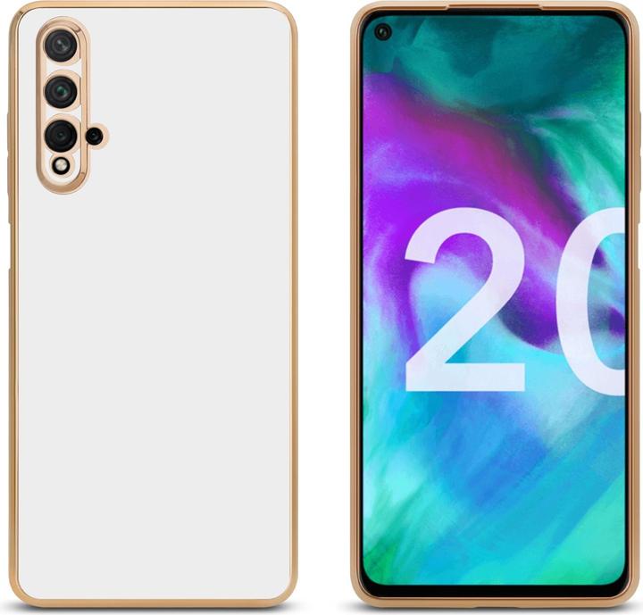 Produktbild Cadorabo Hülle für Honor 20 / 20S / Huawei NOVA 5T im TPU mit Kameraschutz LM130 Style (Huawei Nova 5T, TCL 20S, LG K20)