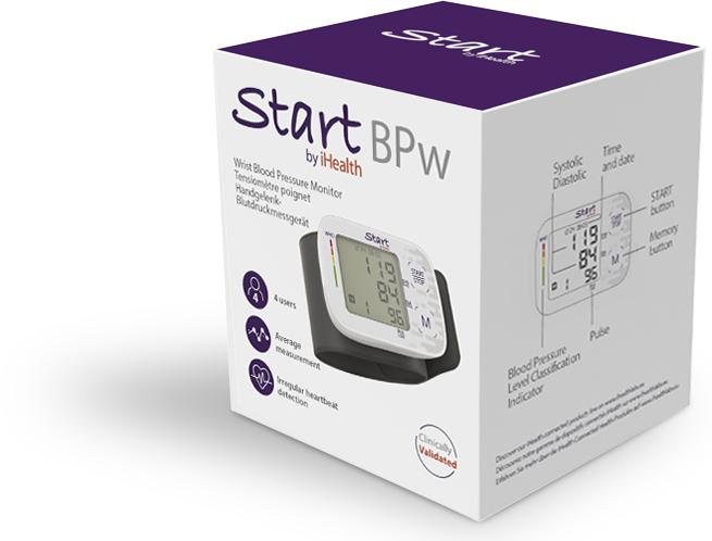 Produktbild Start by iHealth BPw (Blutdruckmessgerät Handgelenk)