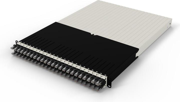 Produktbild PATCHBOX one / Cassette / 8RU / Cat 6A, UTP, 0.8 m, Violett (UTP, CAT6a, 0.80 m)