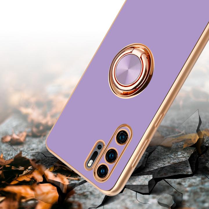 Image du produit Cadorabo Housse pour Huawei P30 PRO en TPU avec protection pour appareil photo et anneau LM089 Style (Huawei P30 Pro)