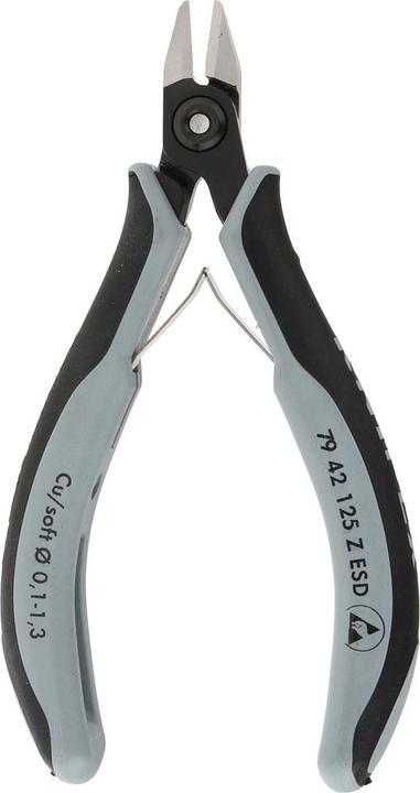 Actual product image Knipex Precision Electronics Side Cutter ESD 79 42 125 Z ESD (125 mm)