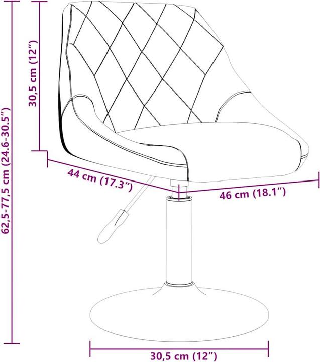 Actual product image VidaXL Bar stool