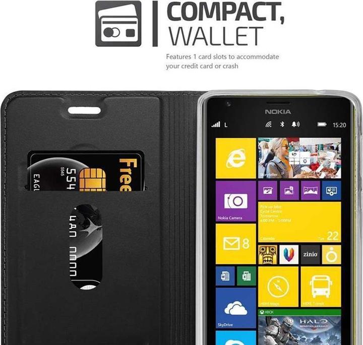 Actual product image Cadorabo Book Classy Style Cover (Nokia Lumia 1520)