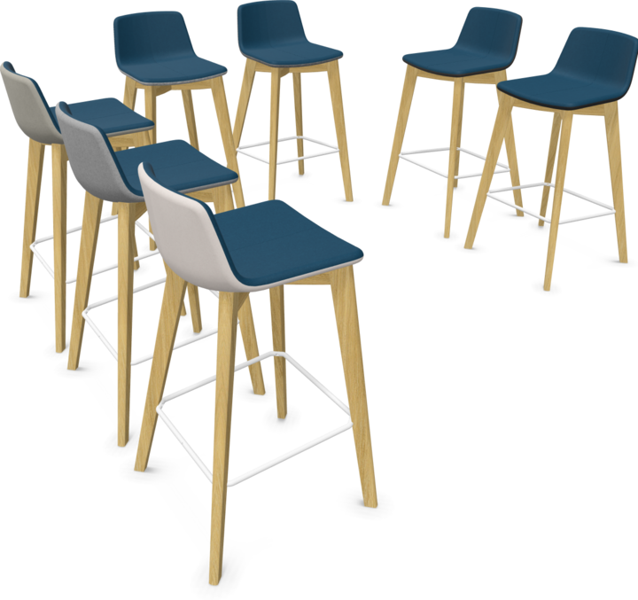 Actual product image Narbutas Twist & Sit Bar Stool