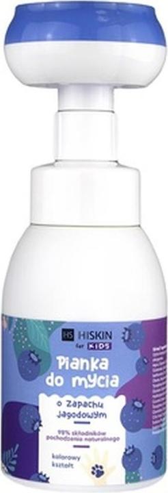 Hiskin Kids pianka do mycia rąk i ciała Jagodowa 300ml