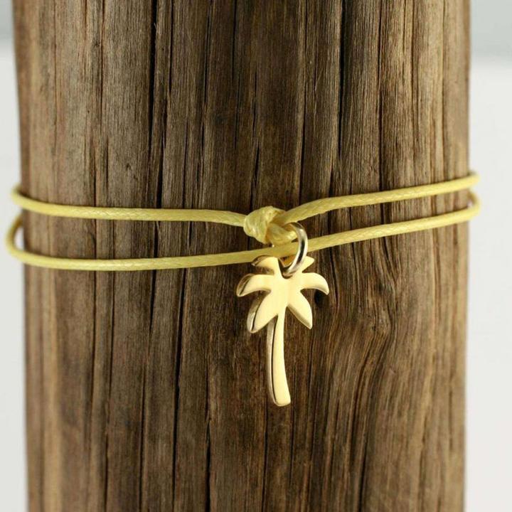 Immagine prodotto Silver & Surf Kette Palme (Nastri annodati con cura, Finitura lucidata a mano, un lucido, 925 Argento, Borse in feltro cucite a mano)