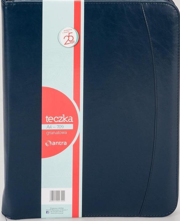 Image du produit Antrax Serviette A4 709 Bleu marine avec fermeture éclair (233499) (A4, 1x)