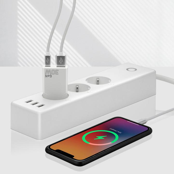 Actual product image Everactive 30-W-Wandladegerät 1 x USB 1 x USB-C (30 W, 2 ports)