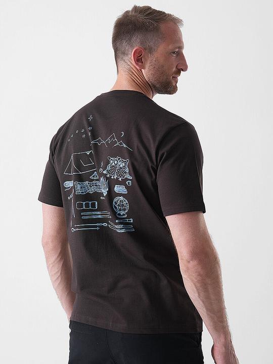 Actual product image Knowledge Cotton Apparel Backprint Camp Life (S)