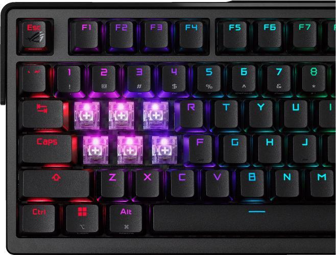 Actual product image Asg ASUS ROG M702 Azoth Extreme - Toetsenbord (90MP03MA-BKUA01) (US, Cable, Wireless)