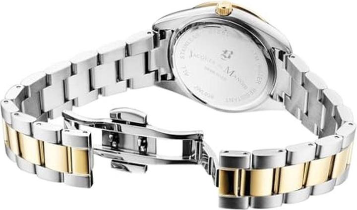 Actual product image Jacques du Manoir Elegant Two-Tone Analog Watch with Stainless Steel Band (Analogue wristwatch, 32 mm)