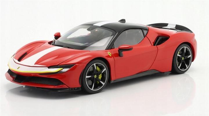 Actual product image Bburago Ferrari Signature SF90 Stradale Fiorano 1/18 red