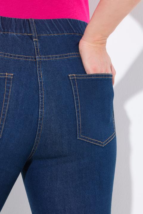 Produktbild Ulla Popken 7/8-Jeggings Sienna, Elastikbund, schmales Bein (50)