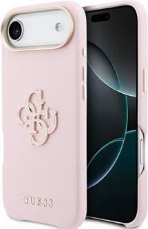Produktbild Guess PU Resin Logo Case for iPhone Air Pink (Apple iPhone Air)