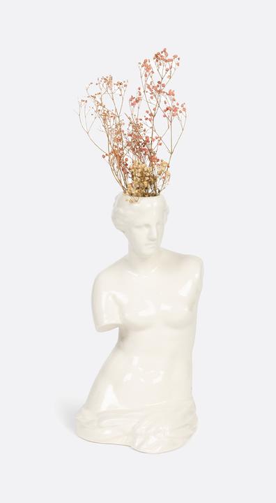 Produktbild Doiy Venus Weiss - Vase (1 x, 17 x 17 x 32 cm)