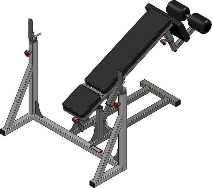 Actual product image Sport-Thieme Schrägbank SQ, negativ