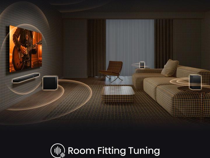Actual product image Hisense AX5140Q Dolby Atmos Soundbar (600 W, 5.1.4 Channel)