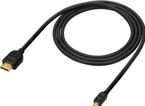 Actual product image Sony micro HDMI (Typ D) — HDMI (Typ A) (1.50 m, HDMI)