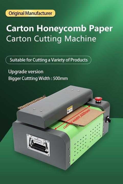 Actual product image Plutoos X72 Kartonschredder 500mm Schnittbreite - Verpackungspolstermaschine Wabenpolster Recyclingmaschine