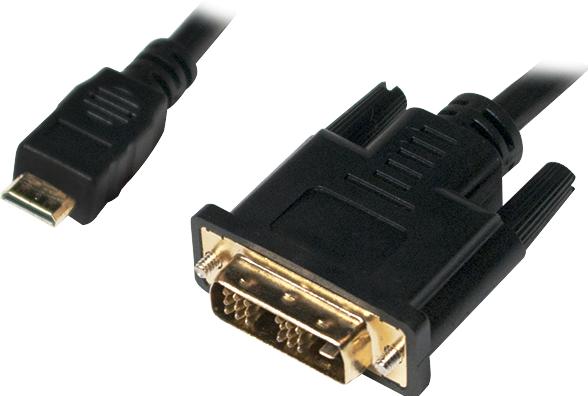 Actual product image LogiLink Mini HDMI to DVI-D (1.50 m, DVI, HDMI)