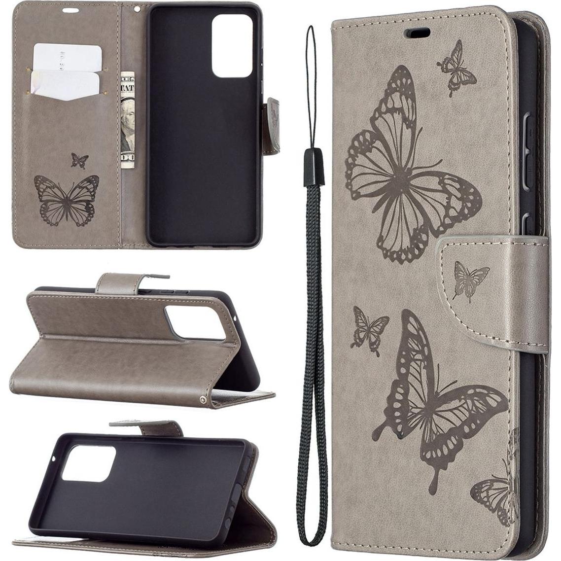 König Design Hülle Handy Schutz für Samsung Galaxy A72 5G Case Cover Tasche Etui Bumper Grau (Samsung Galaxy A72 5G), Sm...