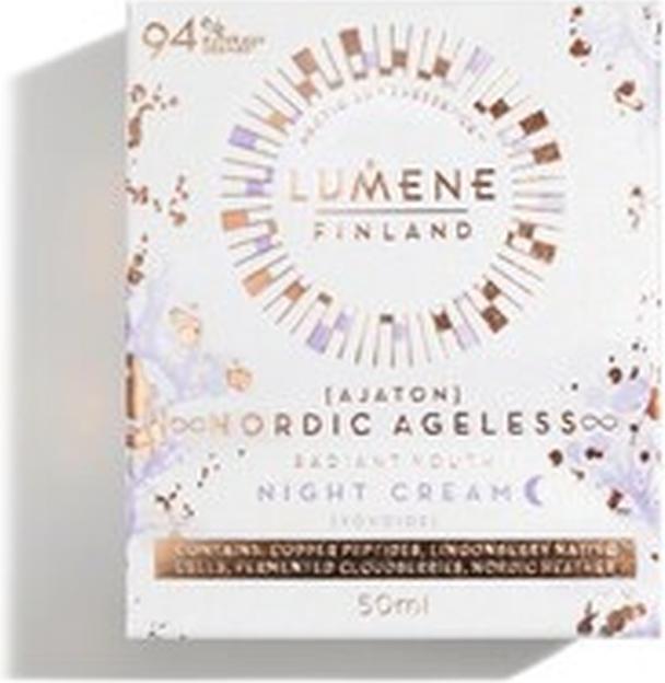 Actual product image Lumene Ajaton Radiant Youth Night Cream Rejuvenating Anti Aging Moisturizer 50ml (1700 ml, Night cream)