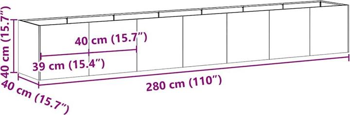 Produktbild vidaXL Pflanzkübel