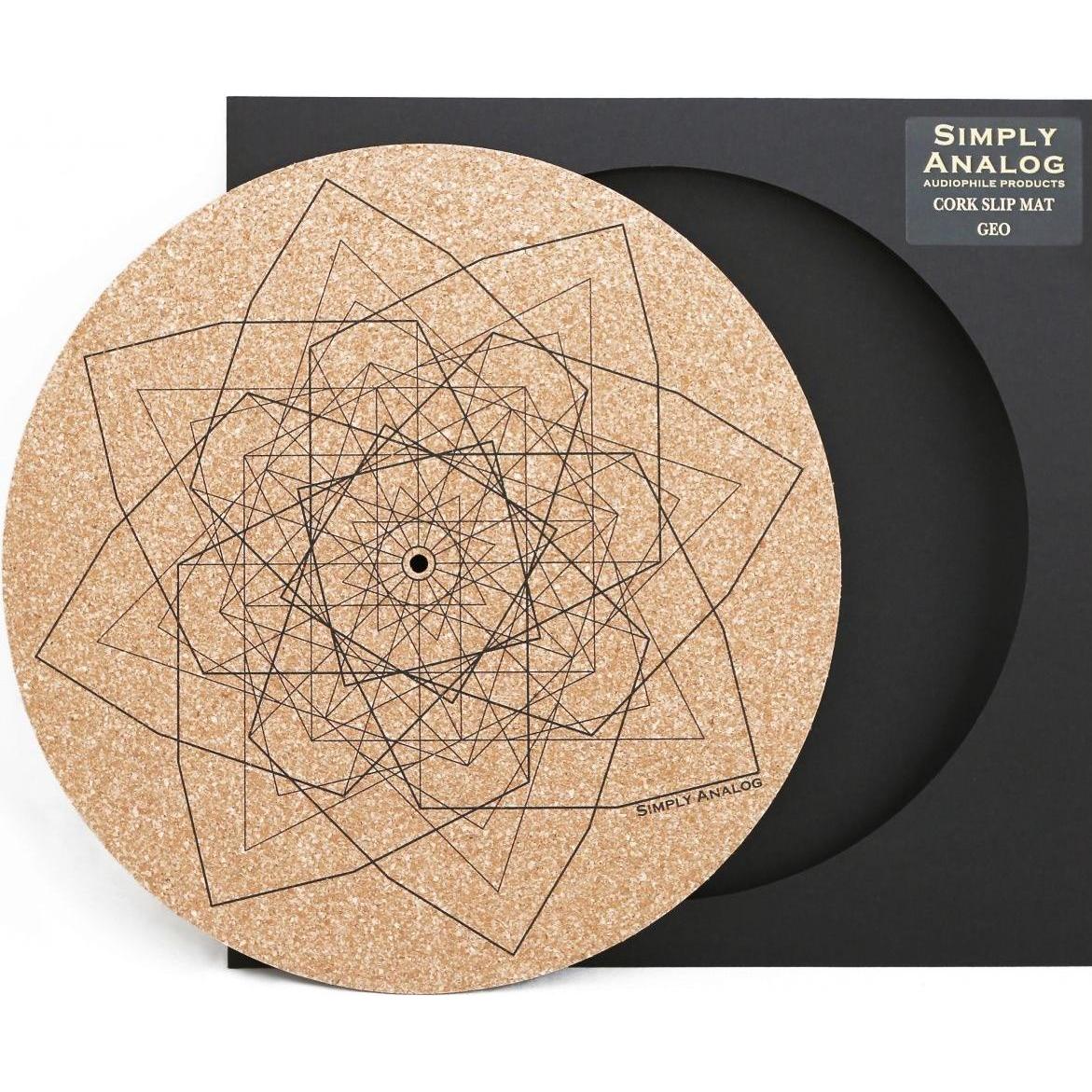 Simply Analog Cork Slipmat - GEO (Plattenteller), Plattenspieler Zubehör