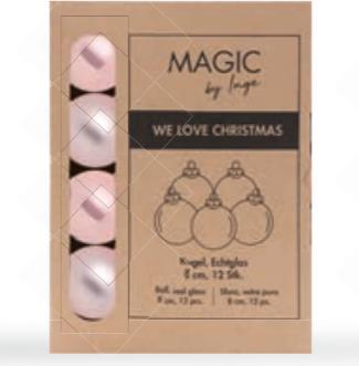 Image du produit Inge’s Glas Christmas Decor Lovely Magnolia (12 x)