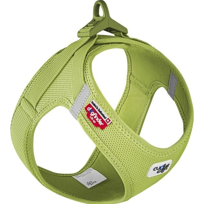 Curli Vest Hundegeschirr Clasp Air-Mesh Lime XS (XS, Hund, Allgemein), Halsband + Leine