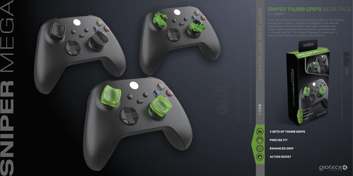Produktbild Gioteck SMPXBX-11-MU Gaming-Controller-Zubehör Daumensticks (Xbox Series X)