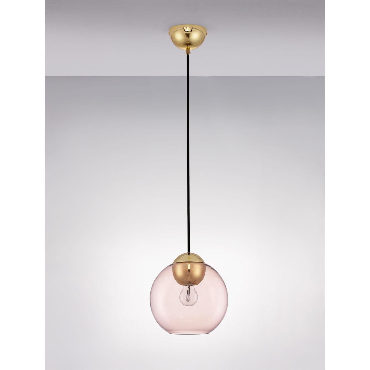 Thumbnail - Nova Luce, Pendelleuchte, MIDORI Pendelleuchte E27 Gold Pink 182,5x24cm dimmbar 9009243