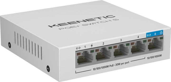 Immagine prodotto Keenetic Switch POE+ 5 UE Switch PoE+ 4 porte + 1 Uplink (5 porte)
