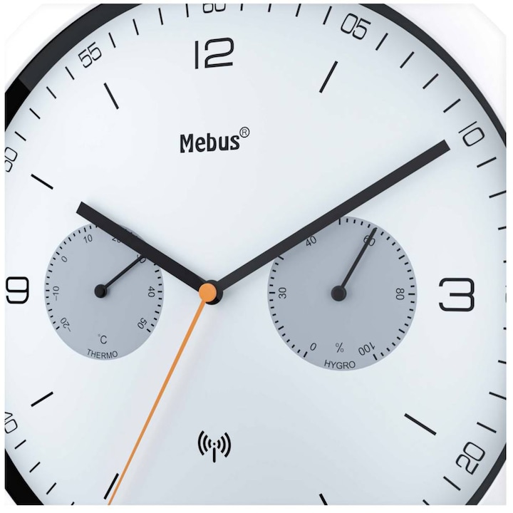 Produktbild Mebus Funk Wanduhr Lernbausatz 52826 (26 cm)
